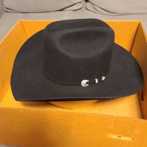 Stetson Black Buffalo Felt Cowboy Hat
